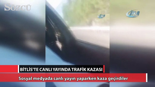 Sosyal medyada canlı yayın yaparken kaza geçirdiler