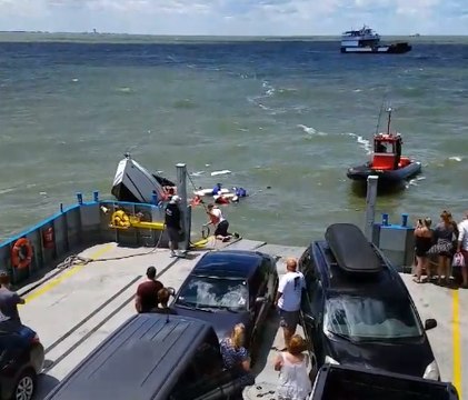 Coast Guard and Ferry Rescue Seven From Sinking Boat in Put-In-Bay, Ohio