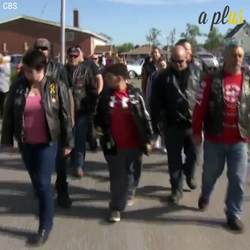 10-Year-Old Gets Escorted To School By Hundreds Of Bikers