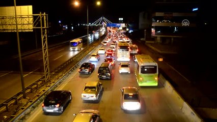 Tatilciler Dönüş Yolunda