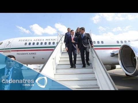 EPN llega a Bruselas para participar en la II Cumbre CELAC-UE