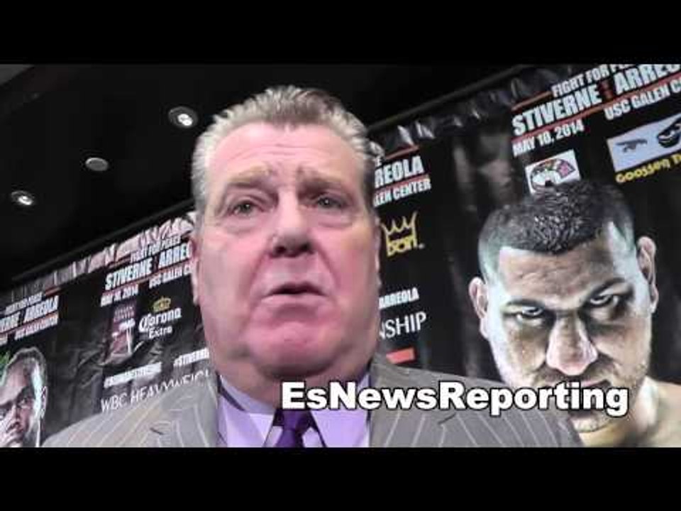 dan goossen on chris arreola vs bermane stirverne EsNews Boxing