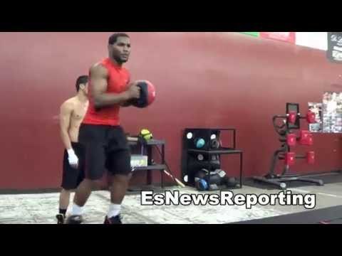 boxing stars felix diaz and el dorado reyes working on strength EsNews Boxing