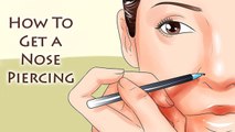 How to Pierce Your Own Nose | Nose Piercing Step by Step | Nostril Piercing