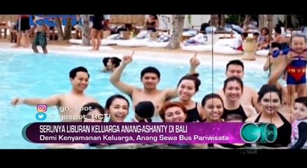 Anang Hermansyah Ajak Keluarga Libur Lebaran di Bali