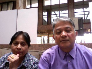 Aruna & Hari Sharma in Hotel Rosedale Suites, Beijing May 13th, 2012
