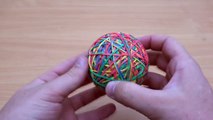 EXPERIMENT Glowing 1000 degree METAL BALL vs RUBBER BAND BALL