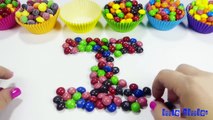 Alfabeto dulces para Niños Aprender juego de bolos canción en Abc abcdefghijklmnopqrstuvwxyz