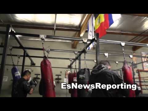 boxing star egis kavaliauskas working out in oxnard EsNews Boxing