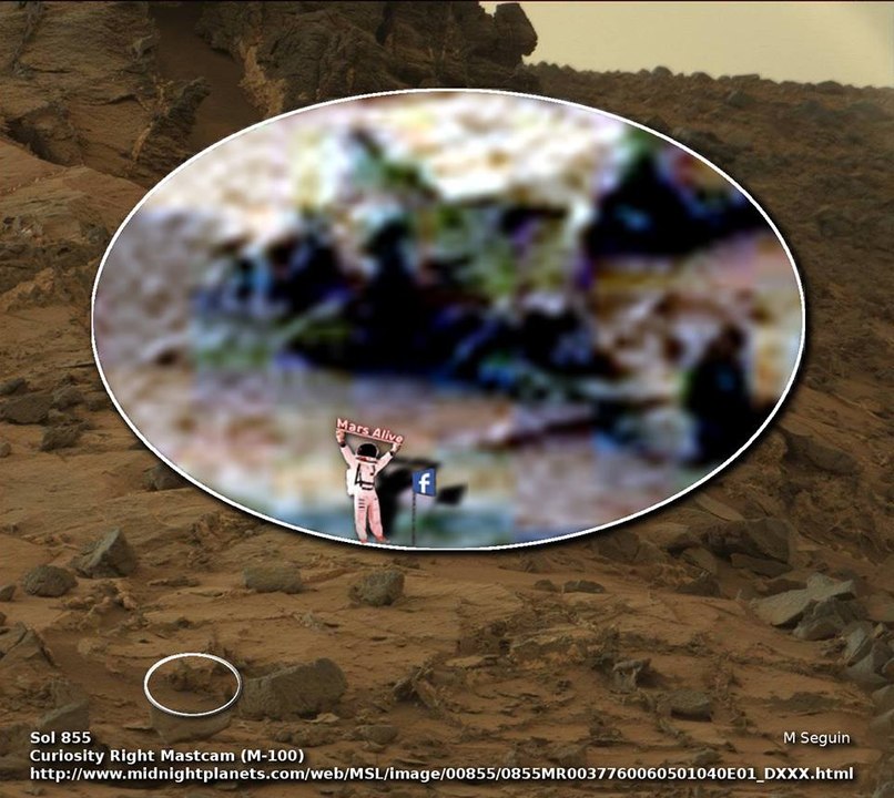 Alien Human Hubrid on Mars