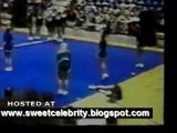 Cheerleader Gets Knocked the Hell Out by a Kick