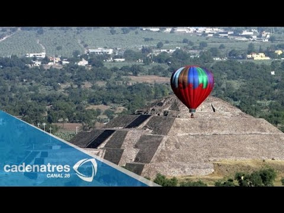 Viajes en globo aerostático sobre Teotihuacán. De Tour 09/05/15
