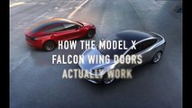 How the Tesla Model X Falcon Wing Doors W