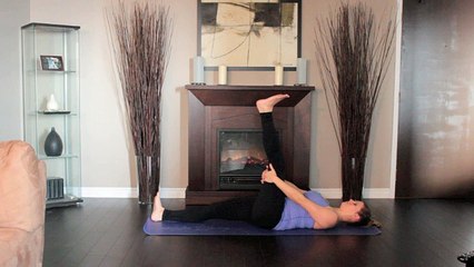 Yoga tutorial Part 3 hamstring-stretch-Left  Practise and Keep Fit and Healthy