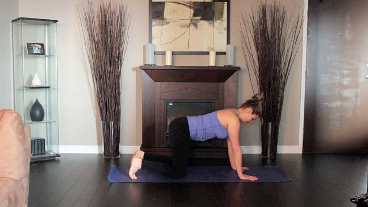 Yoga tutorial Part 4 cat-cow-pose  Practise and Keep Fit and Healthy