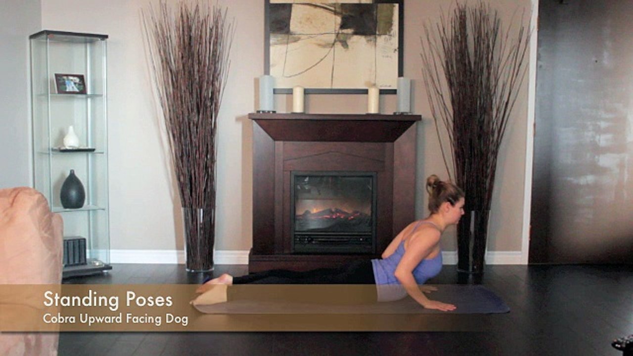 Yoga tutorial Part 9 cobra-upward-facing-dog Practise and Keep Fit and Healthy