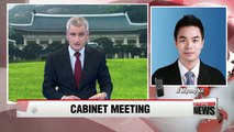 President Moon presides over Cabinet meeting for 1st time