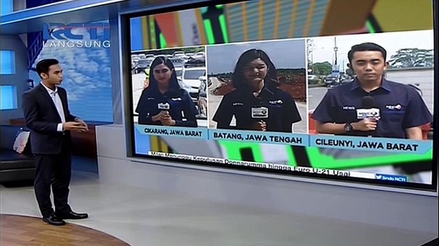 Kondisi Lalu Lintas di Gerbang Tol Cileunyi
