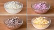 How To Make Liquid Nitrogen Ice Cream 4 Different Flavors | Liquid Nitrogen Ice Cream 4 Ways