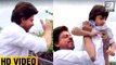 (Inside Video) Shah Rukh Khan Greets His Fans From Mannat With Son AbRam