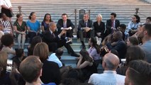 Cory Booker stages sit-in over health-care bill