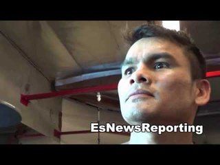 mayweather vs maidana chino lands vicious bodyshot on garcia in camp EsNews Boxing