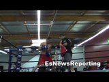 boxing star el dorado reyes working hard at robert garcia gym EsNews Boxing