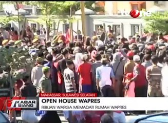 Ribuan Warga Padati Kediaman Jusuf Kalla