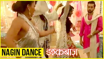 Anika And Shivaay FUN Nagin Dance On Ishqbaaz Set | TellyMasala
