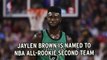 Jaylen Brown Named To NBA All-Rookie Second Team