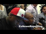 floyd mayweather on fighting amir khan in the future esnews boxing