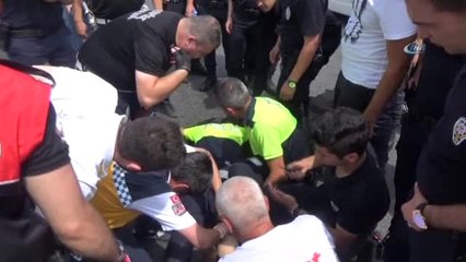 Adalet Yürüyüşü'nde Korkutan Kaza