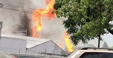 Fire in Mexico City Burns Down Factory