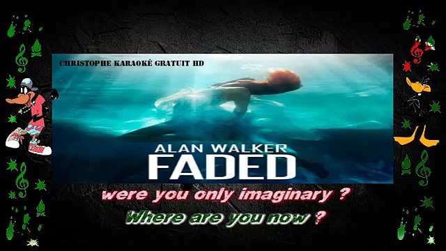 Alan Walker feat Iselin Solheim - Faded KARAOKE / INSTRUMENTAL