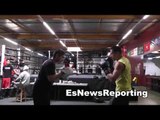 el dorado reyes working out at robert garcia boxing academy EsNews Boxing
