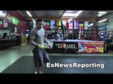 ukranian boxing star alex Gvozdyk unique drills in oxnard EsNews Boxing