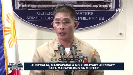 Australia, magpapadala ng dalawang military aircraft para makatulong sa operasyon ng militar vs Maute group