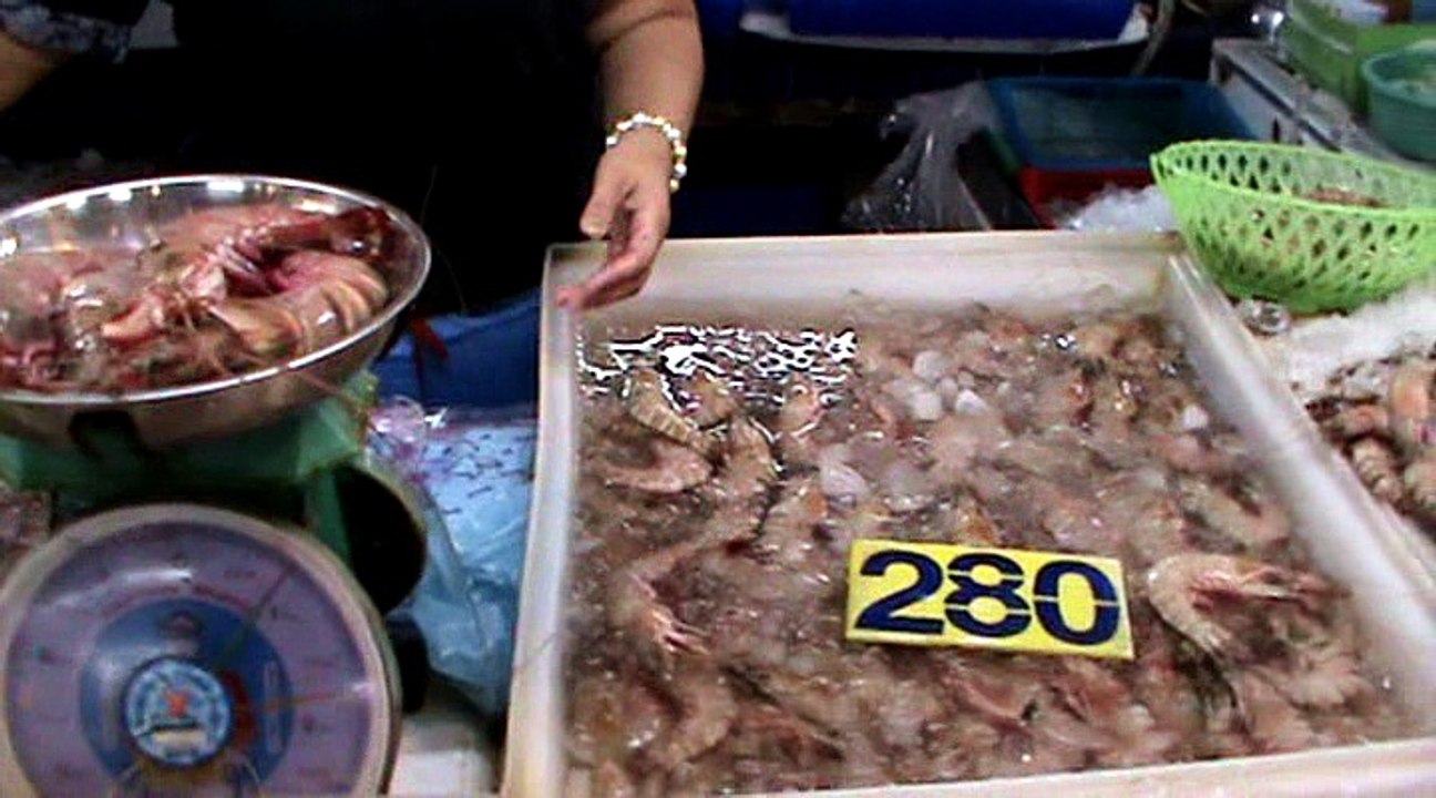 poissons et crustacés de thailande