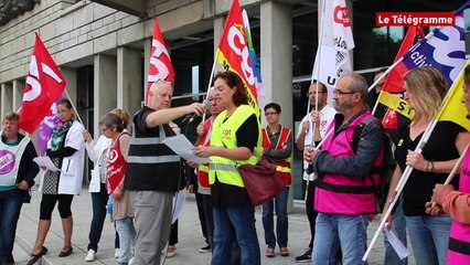 Lorient. Code du travail : 300 personnes au rassemblement de l'intersyndicale