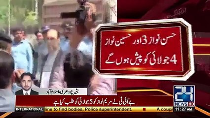 Breaking News:- JIT Summoned Maryam Nawaz