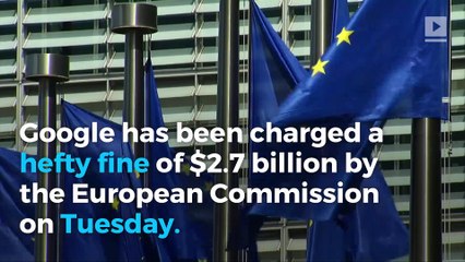 Google fined $2.7 billion by EU Antitrust