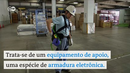 Equipamento promete "superforça" para levantar pesos em trabalhos diários