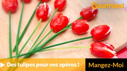 Créez des tulipes pour vos apéros !