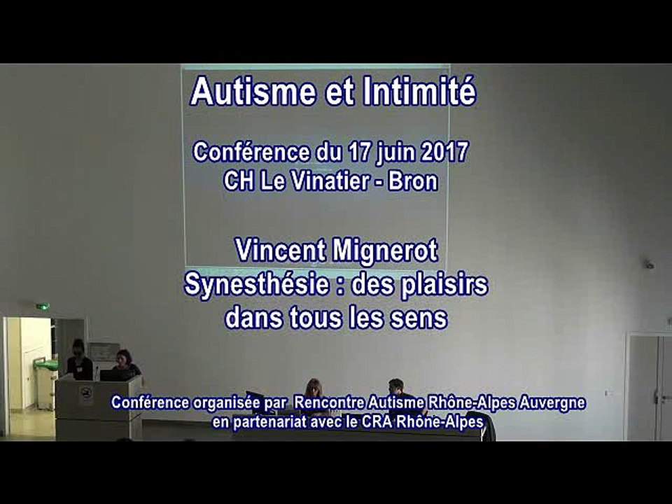 "Synesthésie : des plaisirs dans tous les sens" : Vincent MIGNEROT
