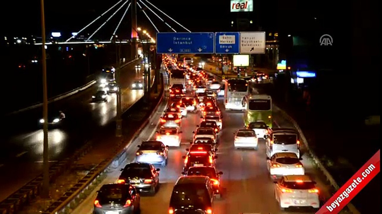 Tatilciler dönüş yolunda
