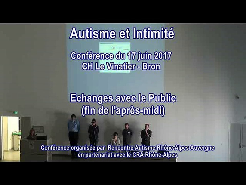 Conclusion de la journée "Autisme et Intimité"