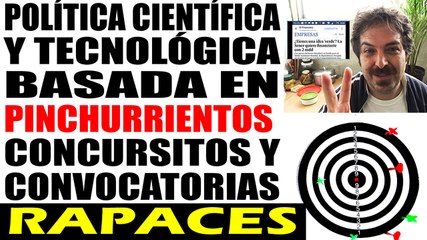 ¿POLÍTICA CIENTÍFICA DE CONCURSITOS Y CONVOCATORIAS RAPACES?