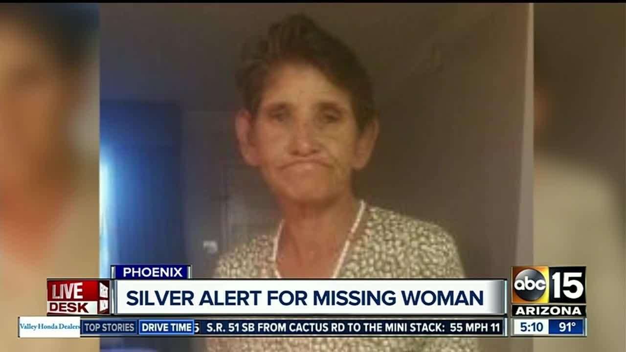 Silver Alert Issued For Missing Woman In Phoenix Video Dailymotion