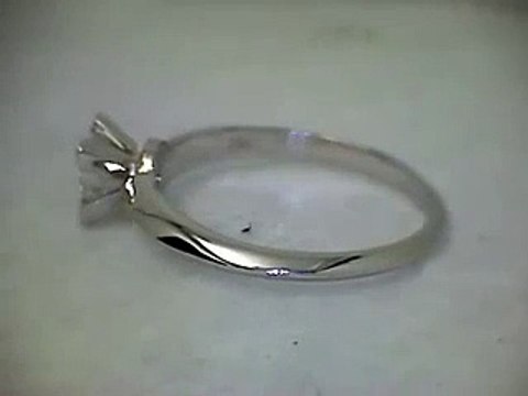 Diamond Solitaire Ring - Solitaire 14k White Gold - Khanna jewels