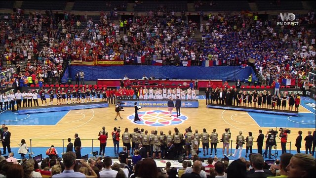 Après-match ESP-FRA et podium EuroBasket féminin 2017 (25 juin 2017)